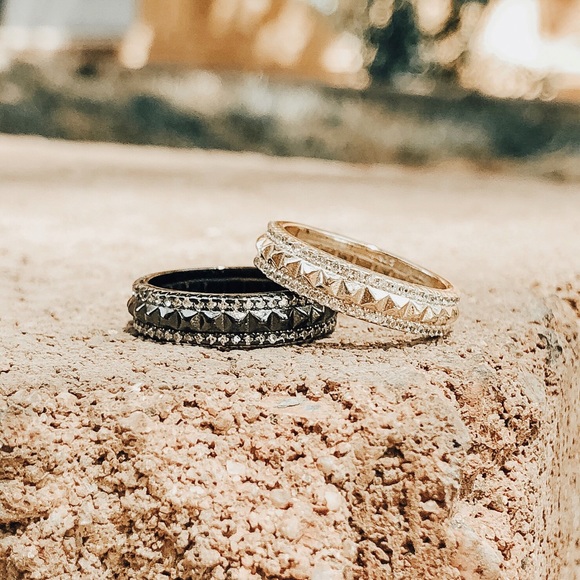 Shashi Rocker Pave Ring - Picture 2 of 4